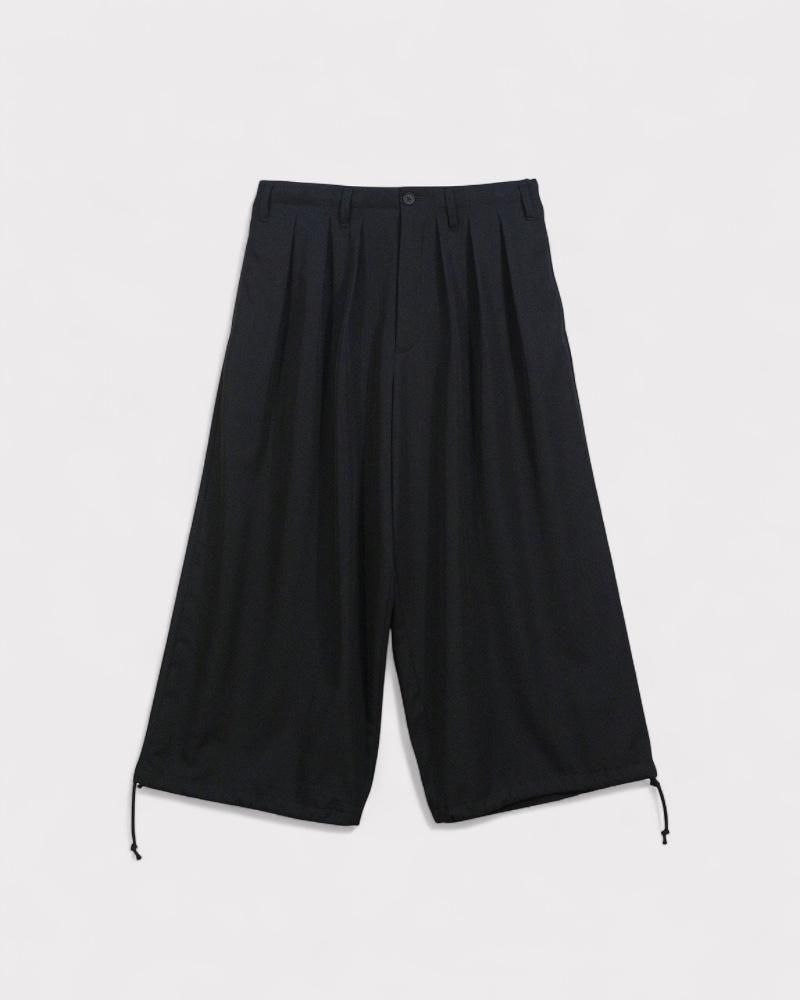 今話題のアイテムを Yohji Yamamoto PANTS BALLON SLIM GABARDINE HOMME】WOOL POUR パンツ