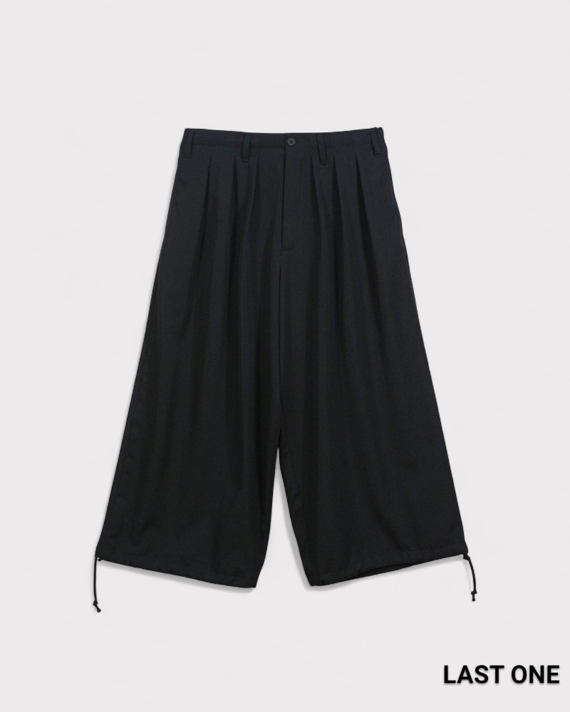 Yohji Yamamoto POUR HOMME】WOOL GABARDINE THIN BALLOON PANTS