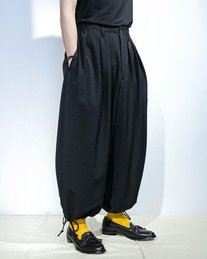 Yohji Yamamoto POUR HOMME】WOOL GABARDINE SLIM BALLON PANTS