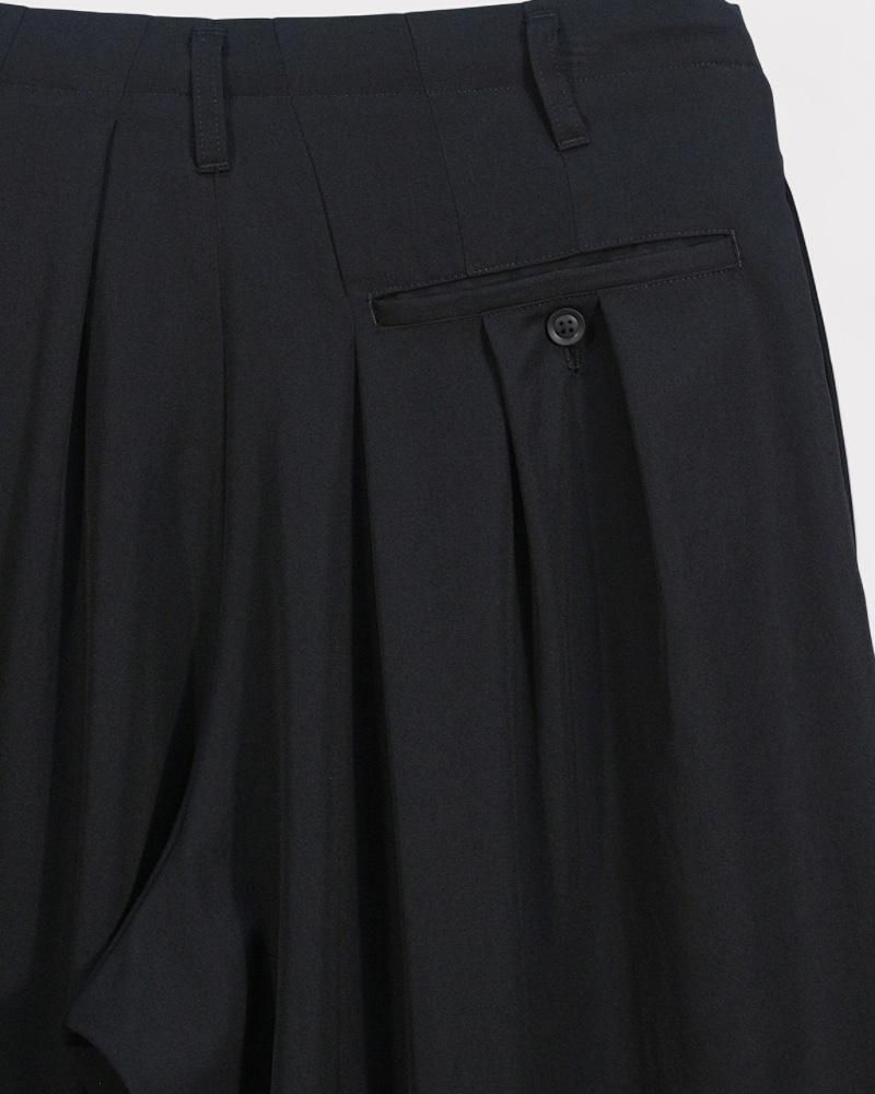 Yohji Yamamoto POUR HOMME】WOOL GABARDINE SLIM BALLON PANTS