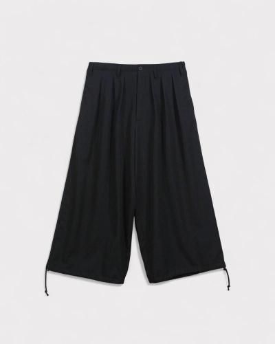 Yohji Yamamoto POUR HOMMEWOOL GABARDINE SLIM BALLON PANTS