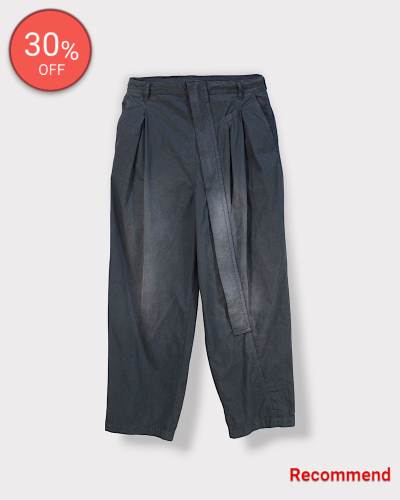 <img class='new_mark_img1' src='https://img.shop-pro.jp/img/new/icons20.gif' style='border:none;display:inline;margin:0px;padding:0px;width:auto;' />BED j.w. FORDGarment-dye parachute Pants(Black) 88,000-