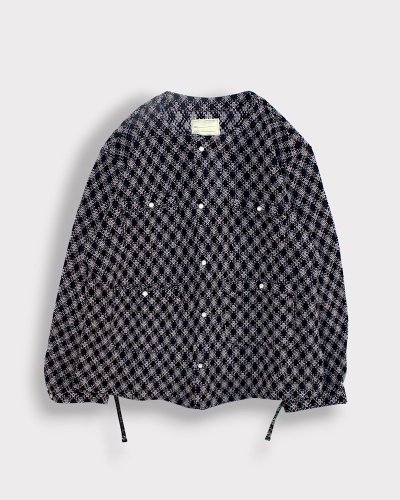 <img class='new_mark_img1' src='https://img.shop-pro.jp/img/new/icons8.gif' style='border:none;display:inline;margin:0px;padding:0px;width:auto;' />SEVESKIGArgyle Cotton Mesh Cardigan(Black)