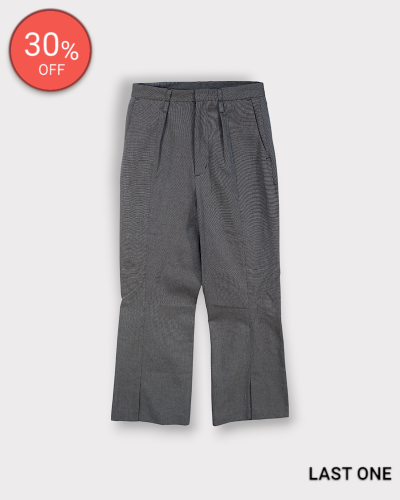 SEVESKIGJapanese Chambray Structured Slacks(Black) 49,500-