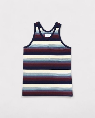 SUGARHILLMULTI STRIPE TANK TOP(RED STRIPE)