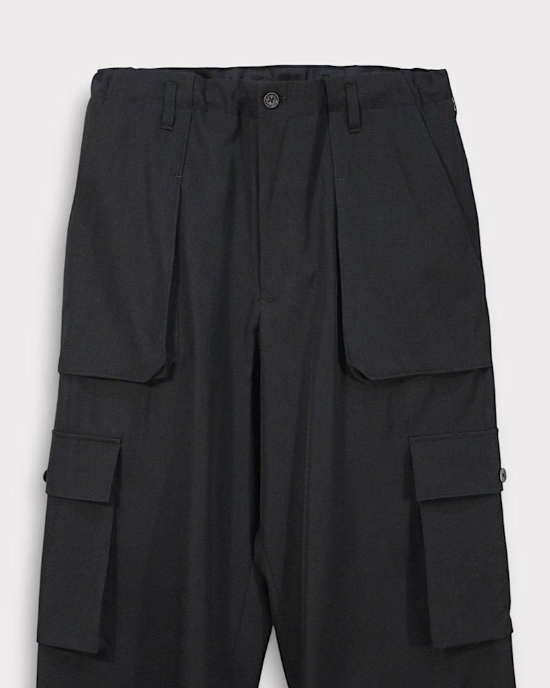 Yohji Yamamoto POUR HOMME】WOOL GABARDINE POCKET DETAIL