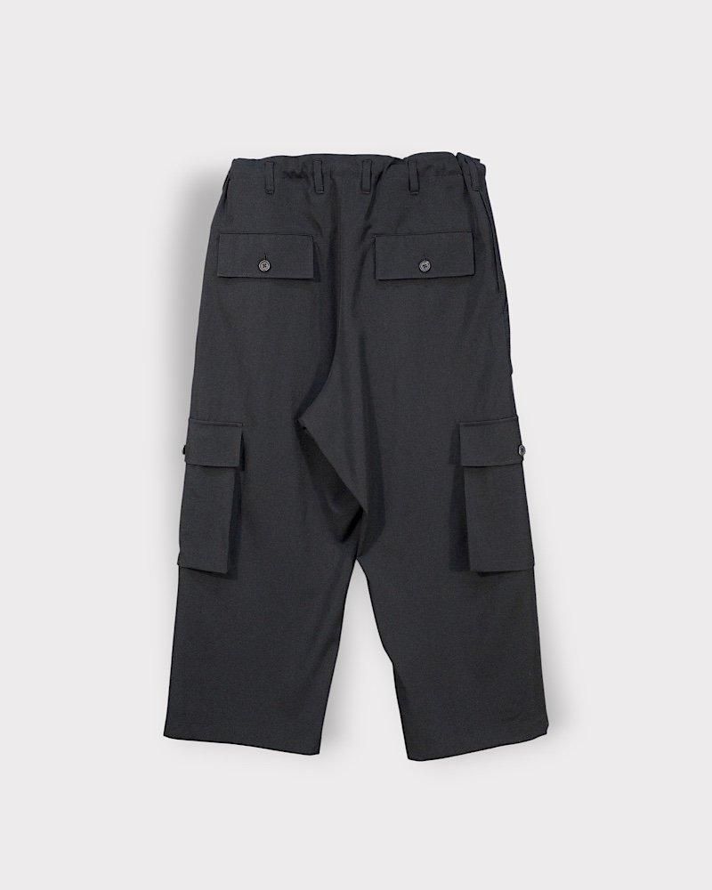 19aw yohji yamamoto pourhomme マルチポケットパンツ Yohji Yamamoto POUR HOMME】WOOL GABARDINE POCKET DETAIL