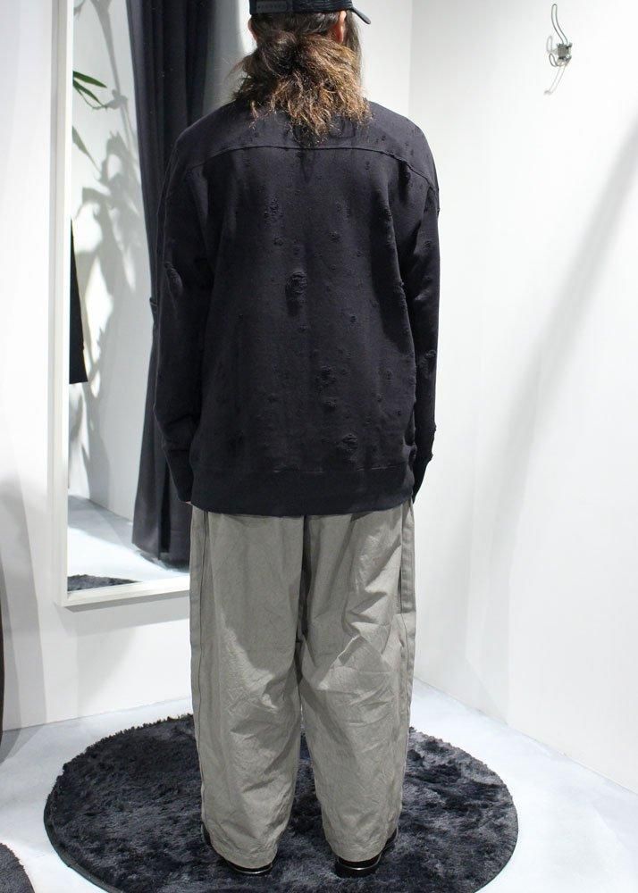 Yohji Yamamoto POUR HOMME】DAMAGED LINING SWEAT SHIRT Yohji Yamamoto POUR HOMME】DAMAGED LINING SWEAT SHIRT