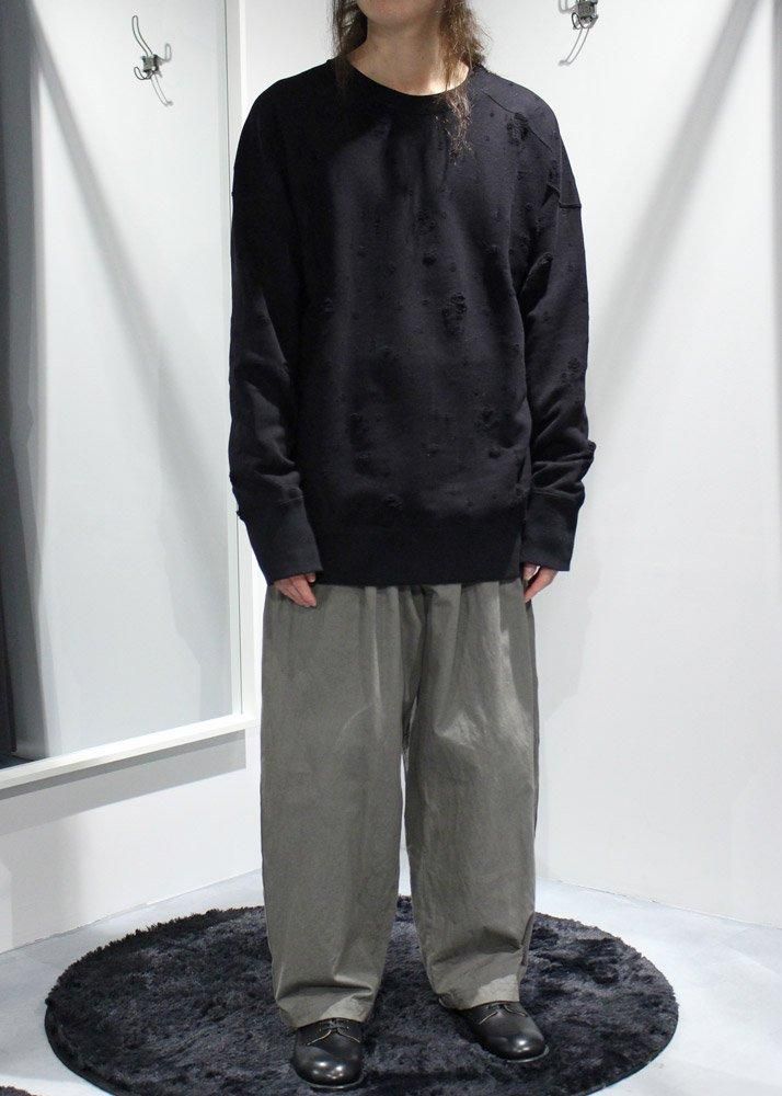Yohji Yamamoto POUR HOMME】DAMAGED LINING SWEAT SHIRT Yohji Yamamoto POUR HOMME】DAMAGED LINING SWEAT SHIRT