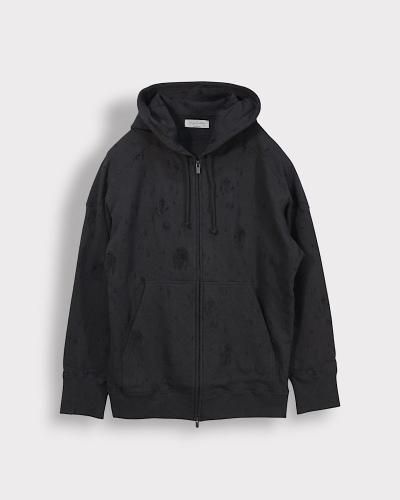 Yohji Yamamoto POUR HOMMEDAMAGED LINING YOKE HOODIE