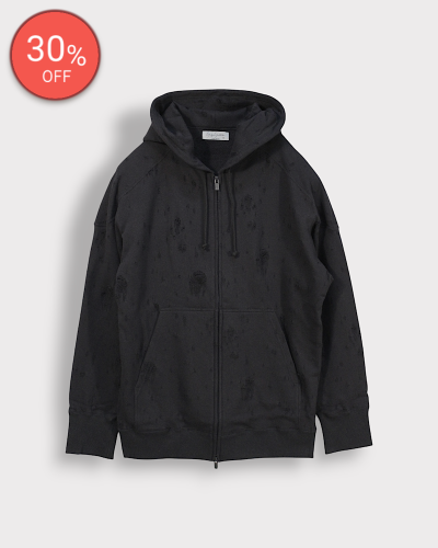 <img class='new_mark_img1' src='https://img.shop-pro.jp/img/new/icons20.gif' style='border:none;display:inline;margin:0px;padding:0px;width:auto;' />Yohji Yamamoto POUR HOMMEDAMAGED LINING YOKE HOODIE 59,400-