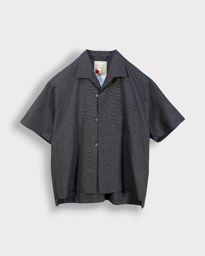 <img class='new_mark_img1' src='https://img.shop-pro.jp/img/new/icons8.gif' style='border:none;display:inline;margin:0px;padding:0px;width:auto;' />SEVESKIGJapanese Chambray S/SL Shirt(Black)