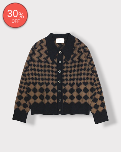 <img class='new_mark_img1' src='https://img.shop-pro.jp/img/new/icons20.gif' style='border:none;display:inline;margin:0px;padding:0px;width:auto;' />SUGARHILLKUBA KNIT SWEATER(BLACK&BROWN) 46,200-