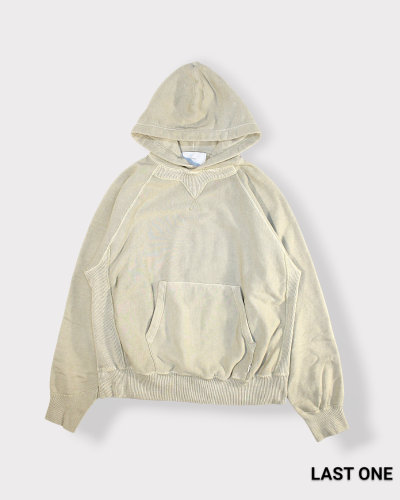 SUGARHILLPIGMENT DYE HOODIE(SMOKE WHITE)