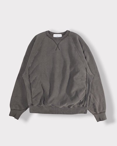 SUGARHILLPIGMENT DYE SWEATER(DARK PURPLE)