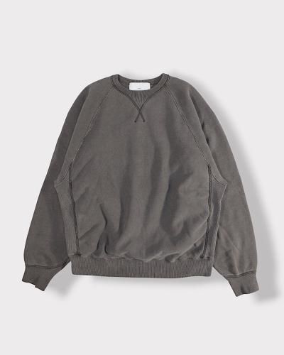 SUGARHILLPIGMENT DYE SWEATER(DARK PURPLE)