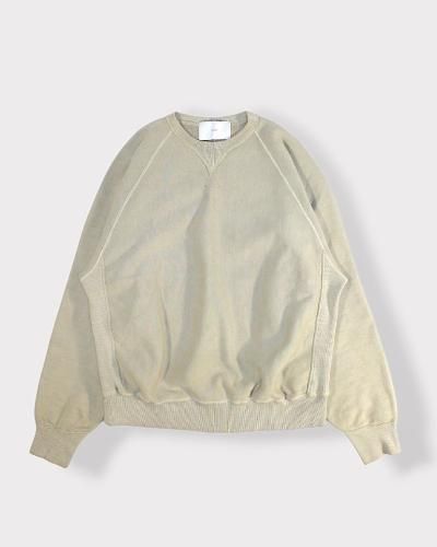 SUGARHILLPIGMENT DYE SWEATER(SMOKE WHITE)
