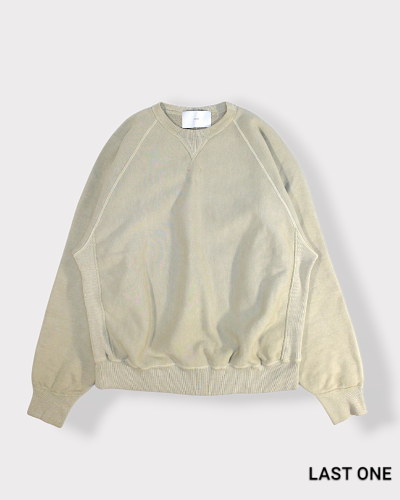 SUGARHILLPIGMENT DYE SWEATER(SMOKE WHITE)