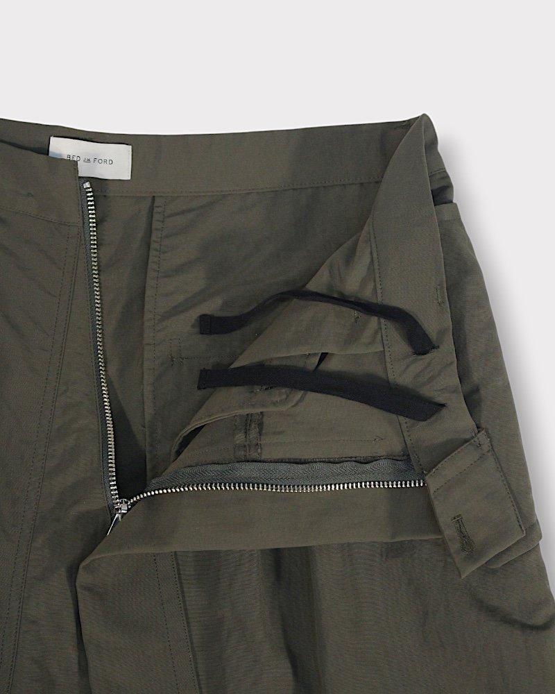 BED j.w. FORD Nylon parachute Pants(Olive) | bed j.w. ford pants