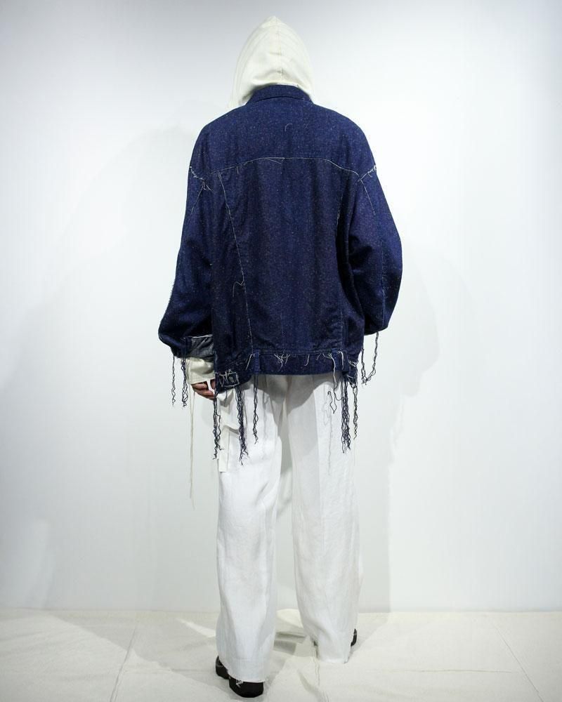 Midorikawa SILK STRIPE PULLOVER SHIRT BLOUSON｜ミドリカワ ブルゾン