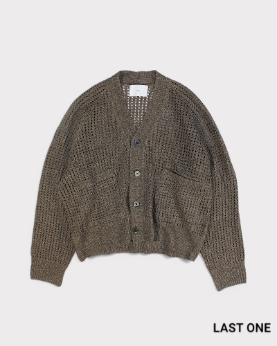 <img class='new_mark_img1' src='https://img.shop-pro.jp/img/new/icons8.gif' style='border:none;display:inline;margin:0px;padding:0px;width:auto;' />SUGARHILLMOCK TWISTED YERN KNIT CARDIGAN(BLACK&BROWN)