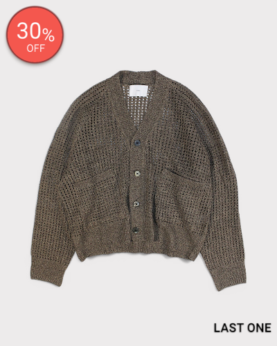 <img class='new_mark_img1' src='https://img.shop-pro.jp/img/new/icons20.gif' style='border:none;display:inline;margin:0px;padding:0px;width:auto;' />SUGARHILLMOCK TWISTED YERN KNIT CARDIGAN(BLACK&BROWN) 64,900-