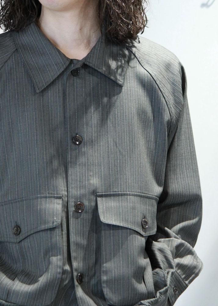 SUGARHILL】SUMMER WOOL BLOUSON(GRAY STRIPE)｜- 仙台セレクト