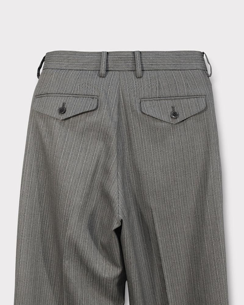 SUGARHILL】SUMMER WOOL TROUSERS(GRAY STRIPE)｜SUGARHILL 25SS