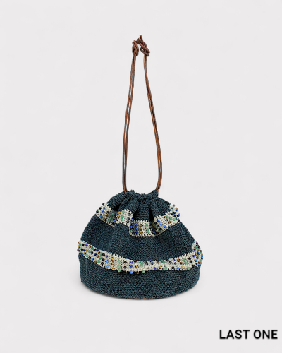 <img class='new_mark_img1' src='https://img.shop-pro.jp/img/new/icons8.gif' style='border:none;display:inline;margin:0px;padding:0px;width:auto;' />SUGARHILLKNITTING BEADS BAG LARGE(MINT BLUE)