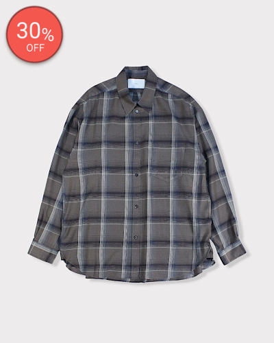 <img class='new_mark_img1' src='https://img.shop-pro.jp/img/new/icons20.gif' style='border:none;display:inline;margin:0px;padding:0px;width:auto;' />SUGARHILLOMBRE PLAID SHIRTS LOOSE FIT(DARK PURPLE) 39,600-