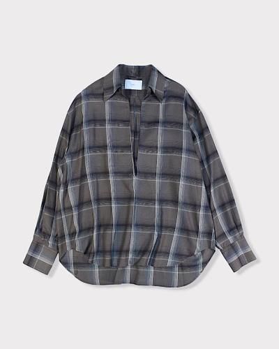 <img class='new_mark_img1' src='https://img.shop-pro.jp/img/new/icons20.gif' style='border:none;display:inline;margin:0px;padding:0px;width:auto;' />SUGARHILLOMBRE SKIPPER BLOUSE(DARK PURPLE)