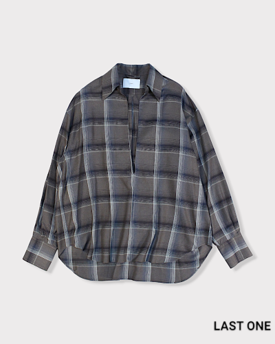 SUGARHILLOMBRE SKIPPER BLOUSE(DARK PURPLE)