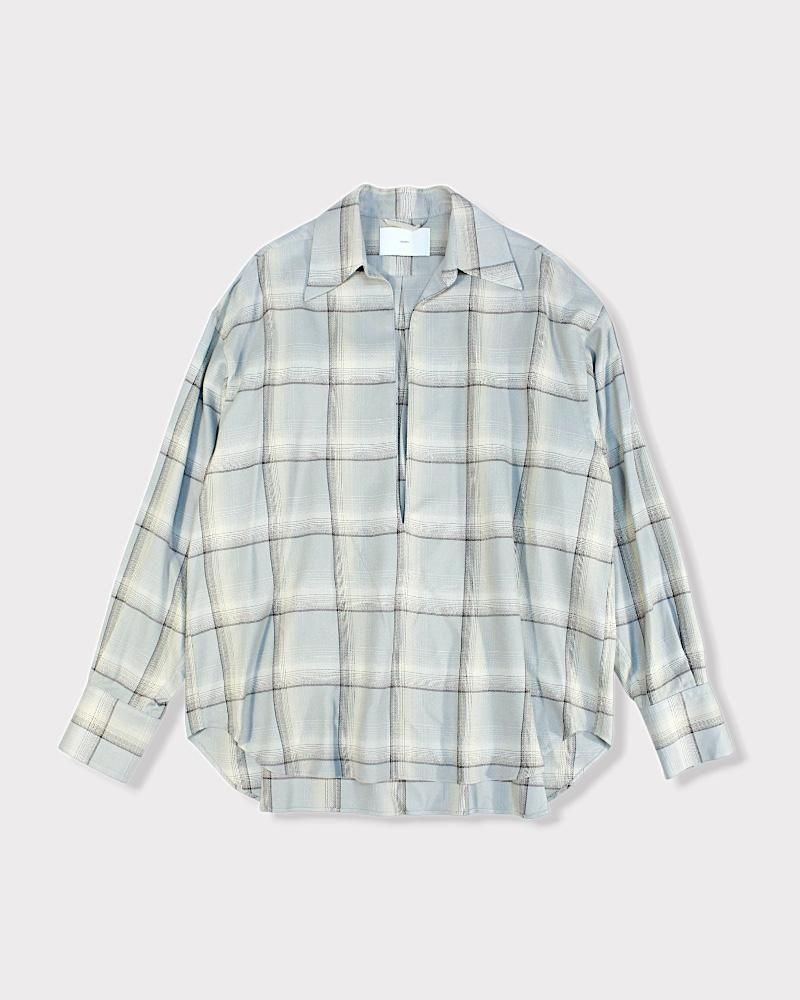 SUGARHILL】OMBRE SKIPPER BLOUSE(SMOKE BLUE)｜シュガーヒル
