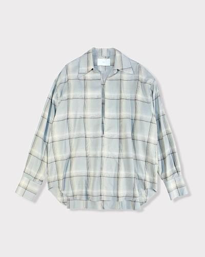 <img class='new_mark_img1' src='https://img.shop-pro.jp/img/new/icons20.gif' style='border:none;display:inline;margin:0px;padding:0px;width:auto;' />SUGARHILLOMBRE SKIPPER BLOUSE(SMOKE BLUE)
