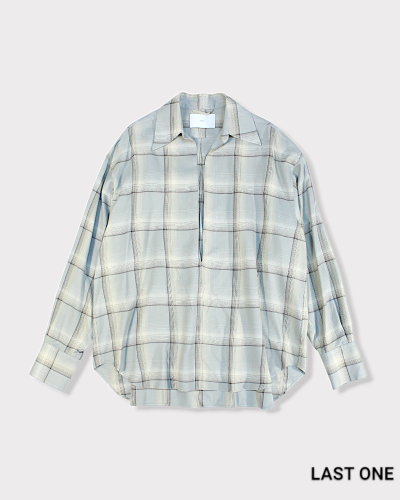 SUGARHILLOMBRE SKIPPER BLOUSE(SMOKE BLUE)