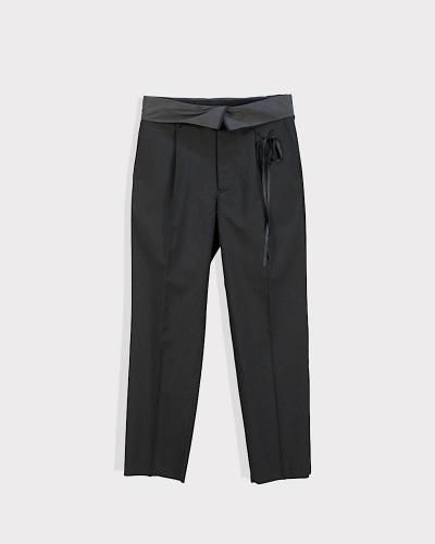 Midorikawa「MID24AW-PT04 STRECH WIDE SLACKS / NAVY」 – SISTER
