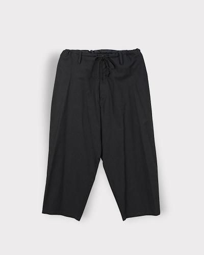 Yohji Yamamoto POUR HOMMEWIDE TWILL STANDARD STRING PANTS