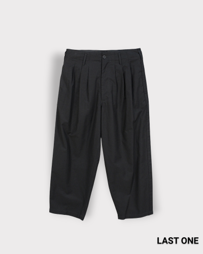 Yohji Yamamoto POUR HOMMEWIDE TWILL SIDE TAPE PANTS