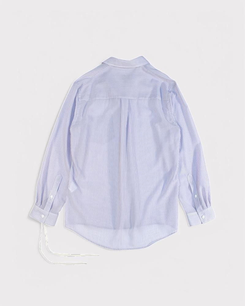 BED j.w. FORD】Striped Wool Shirts(White) | bed j.w. ford