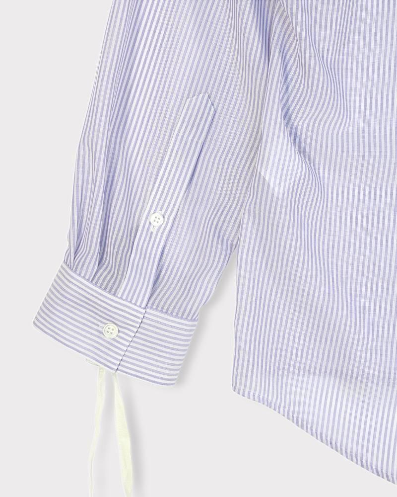 BED j.w. FORD】Striped Wool Shirts(White) | bed j.w. ford
