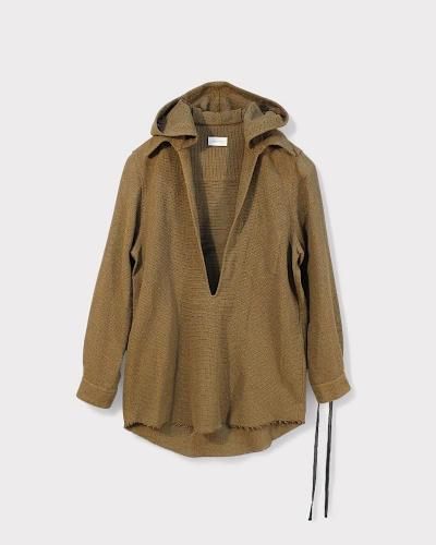 BED j.w. FORDHooded Pullover Shirts(Mustard)
