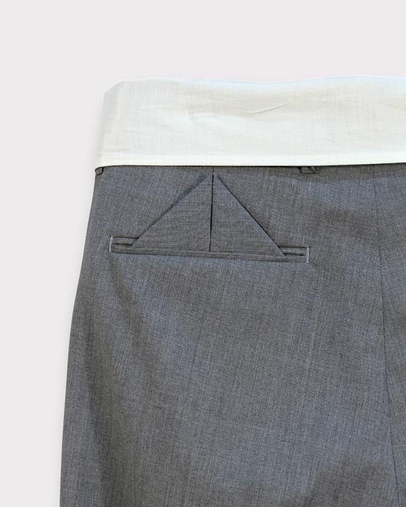 Midorikawa ONE TUCK SLACKS(Gray)｜ミドリカワ スラックス