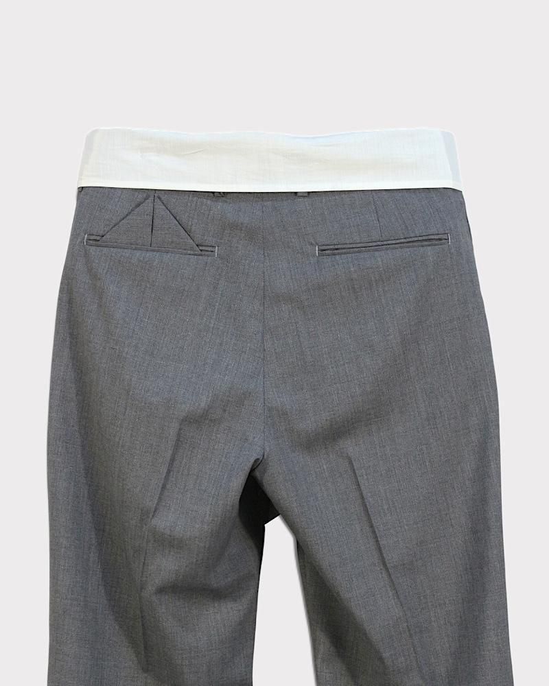 Midorikawa ONE TUCK SLACKS(Gray)｜ミドリカワ スラックス