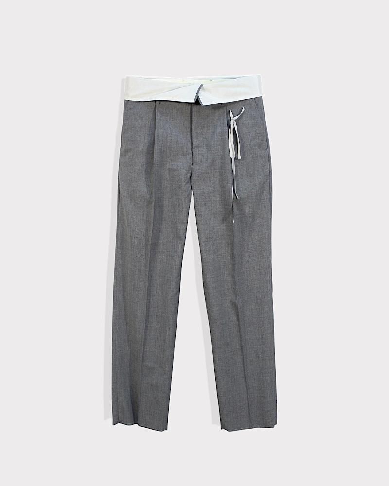 パンツ Midorikawa 24SS Midorikawa ONE TUCK SLACKS(Gray)｜ミドリカワ スラックス