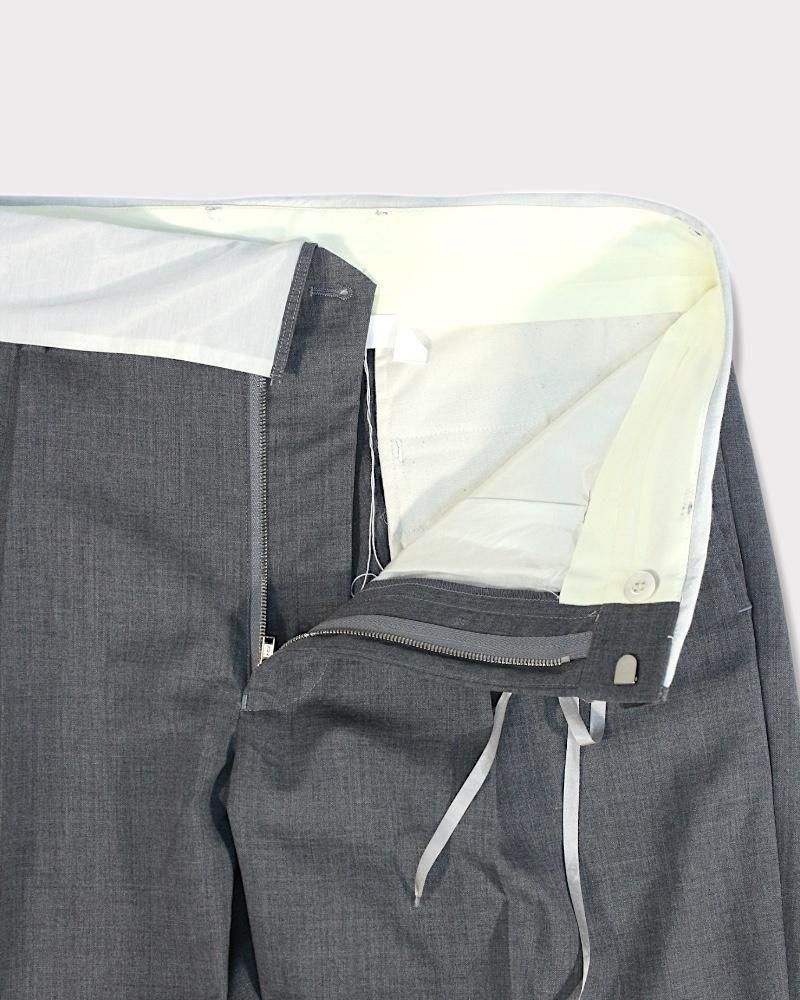 Midorikawa ONE TUCK SLACKS(Gray)|ミドリカワ スラックス Midorikawa ONE TUCK SLACKS(Gray)|ミドリカワ スラックス