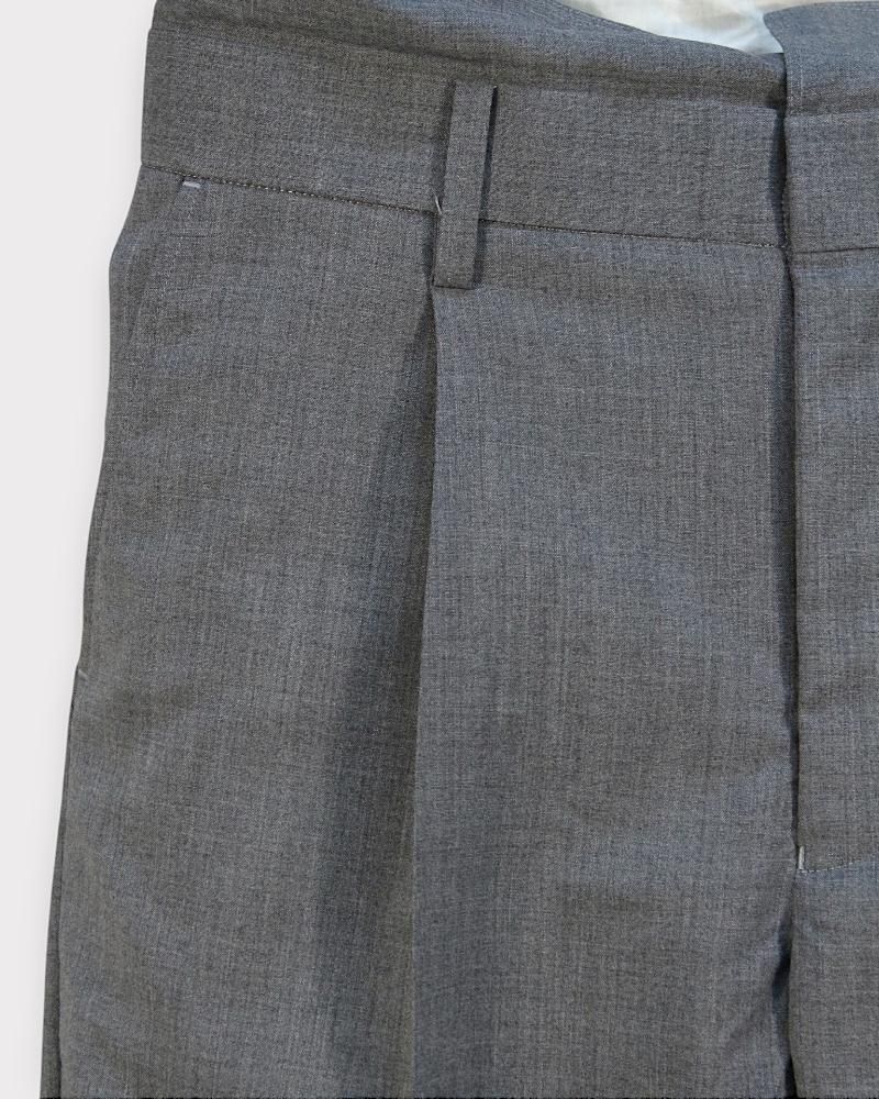 Midorikawa ONE TUCK SLACKS(Gray)｜ミドリカワ スラックス