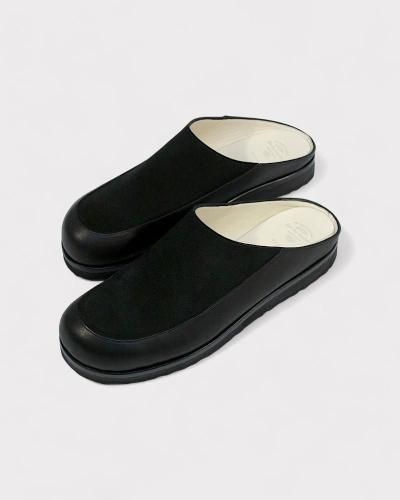 <img class='new_mark_img1' src='https://img.shop-pro.jp/img/new/icons8.gif' style='border:none;display:inline;margin:0px;padding:0px;width:auto;' />foot the coacherLEATHER MULE(COMBI)