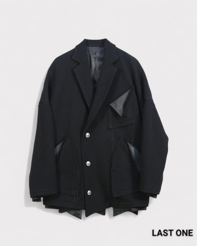sulvam スカーフ sulvam サルバム 通販 SHORT SCARF BLOUSON (WW-Y01-110) Gray