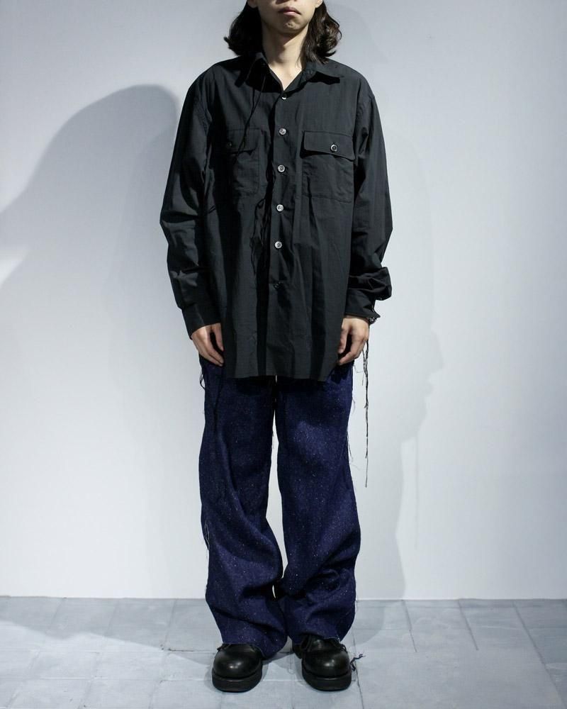 Midorikawa BASIC SHIRT(Black)｜ミドリカワ シャツ｜midorikawa 25AW