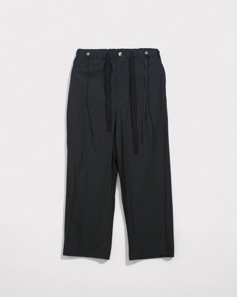 Midorikawa APRON EASY PANTS(Black)｜ミドリカワ エプロン パンツ